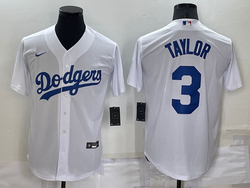 Men Los Angeles Dodgers #3 Taylor White Game 2022 Nike MLB Jersey->new york yankees->MLB Jersey